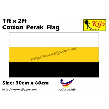 30cm X 60cm Cotton Perak Flag